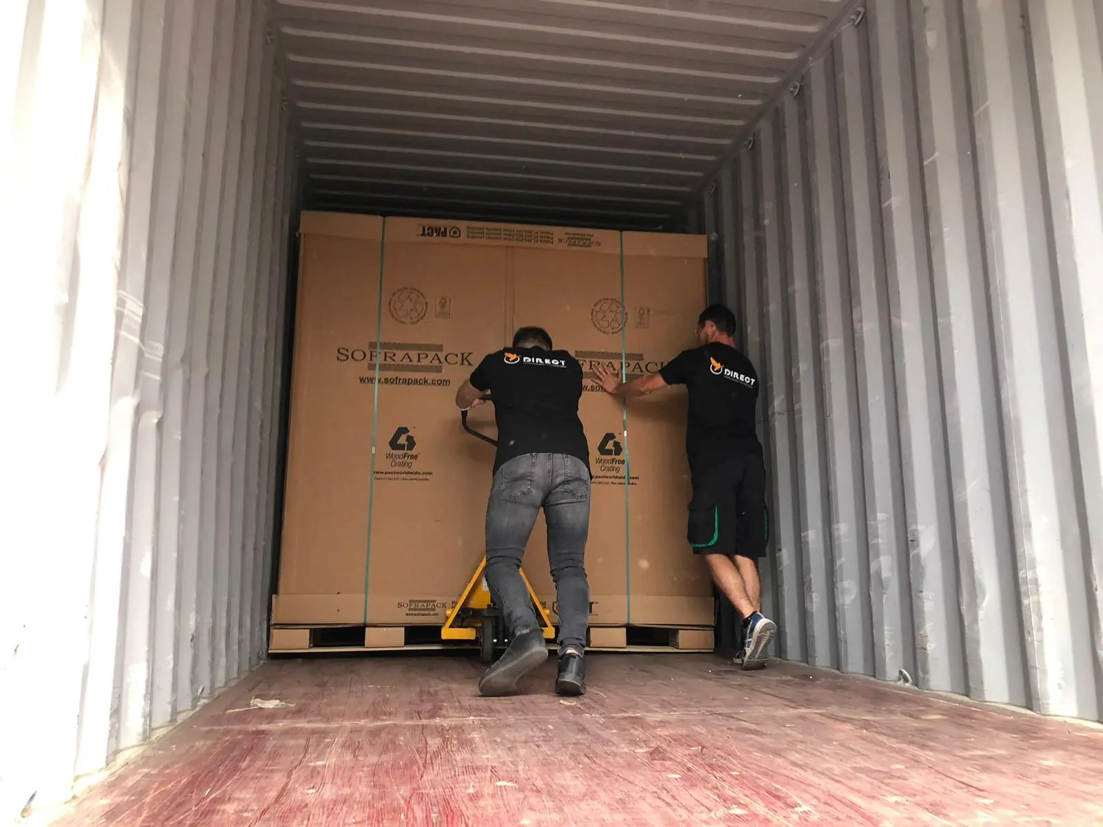 caisse pour transport maritime