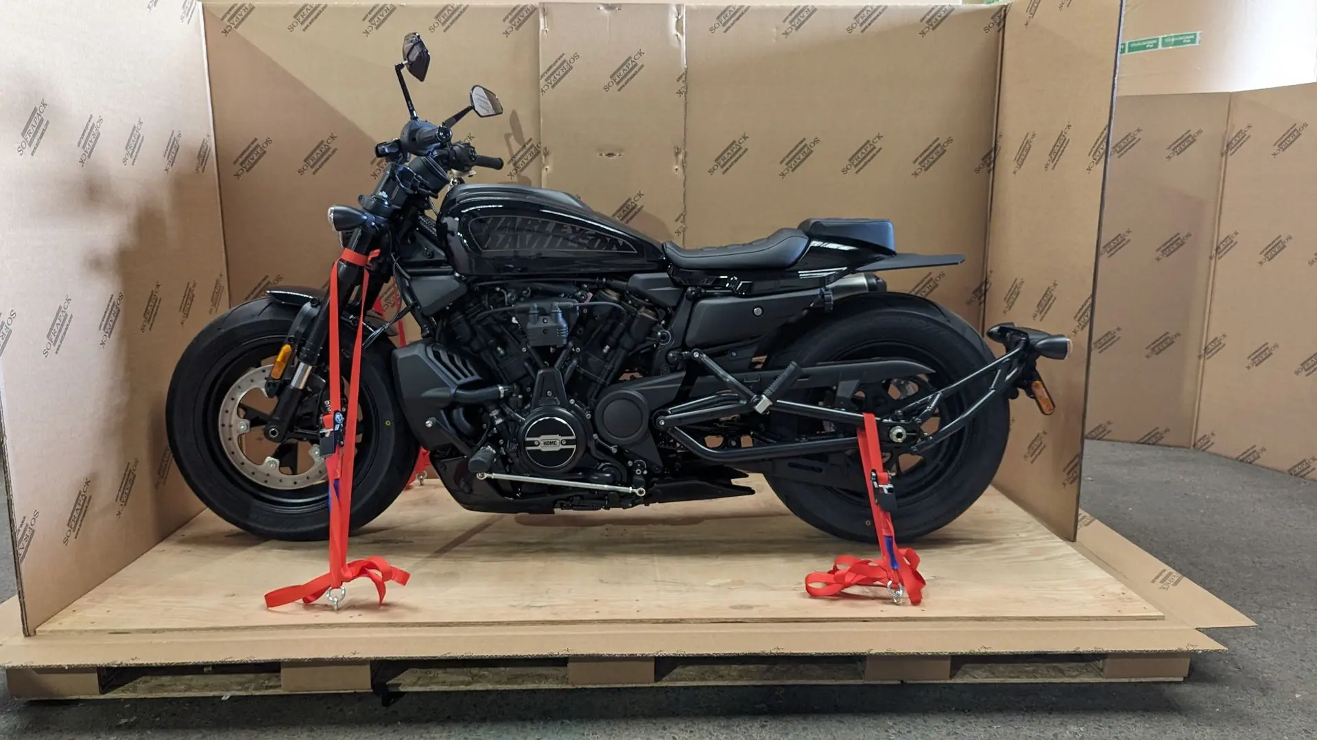 caisse de transport moto