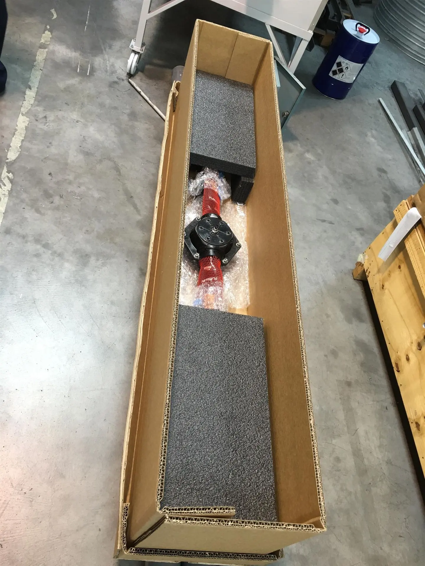 Caisse palette transport industriel